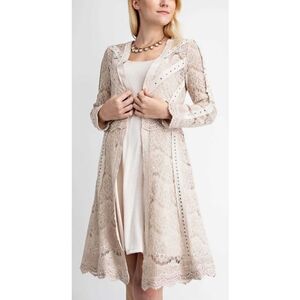 Vocal Women's Lace Western Cardigan duster
